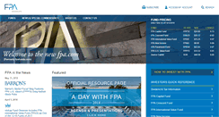 Desktop Screenshot of fpafunds.com